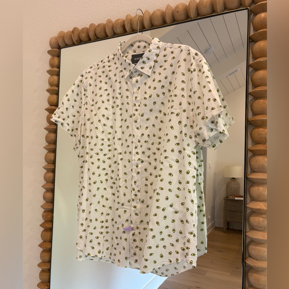 Bonobos White Shirt with avocados